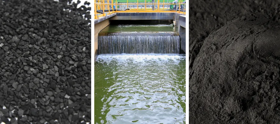 Activated carbon for wastewater treatment