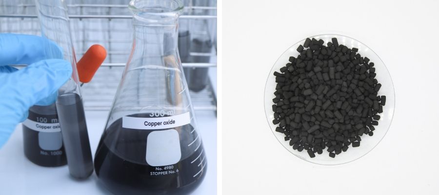 Copper oxide impregnated activated carbon for natural gas desulfurization